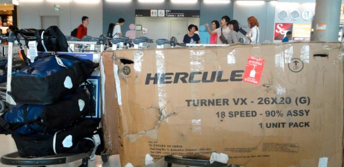 Carton pour vélo dans l'avion
