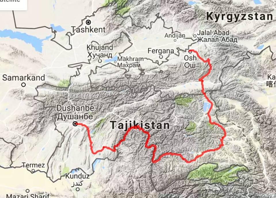 tajikistan à vélo pamir highway