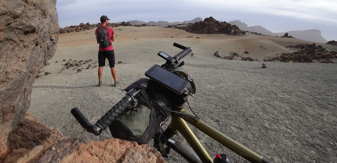 Parc National du Teide à vélo, la sensation d_être sur la Lune