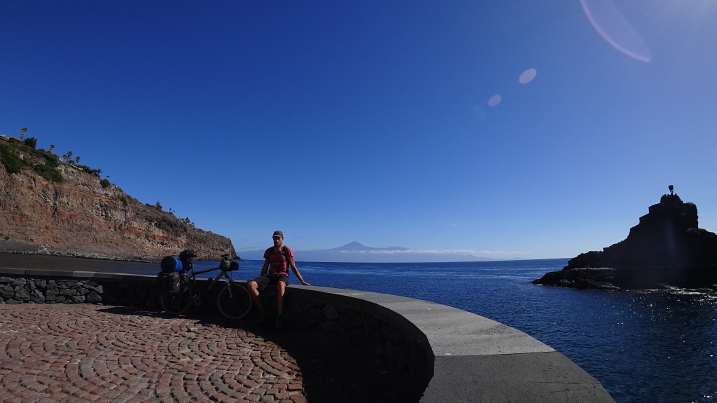 Vue sur le Teide (3718m) depuis l'île de La Gomera