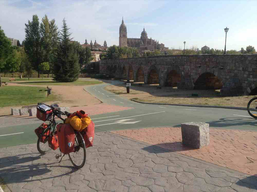 Salamanque ville espagne vélo
