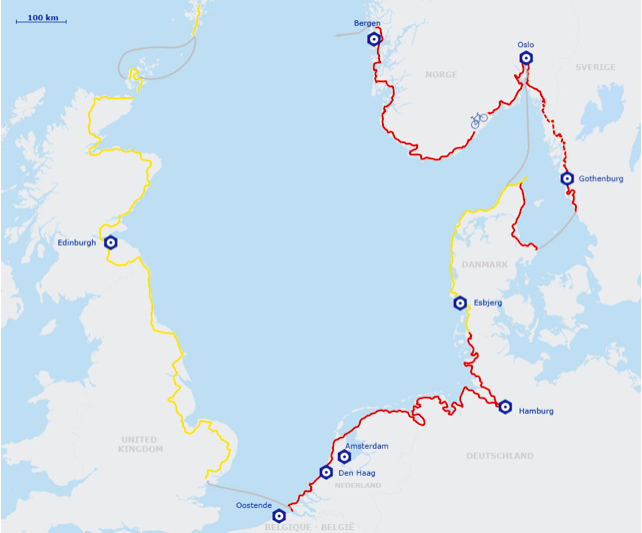 Réseau Eurovélo Danemark pour voyager à vélo