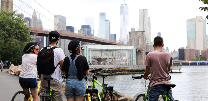 Balade vélo pont de Brooklyn