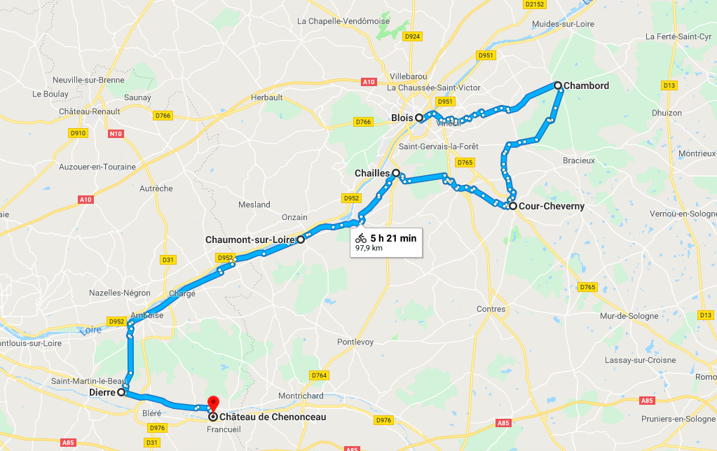 Itinéraire Loire à vélo