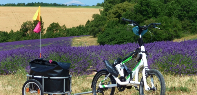 Voyage à vélo-stepper