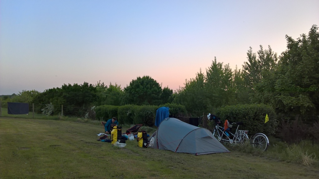 Camping voyage vélo Loire