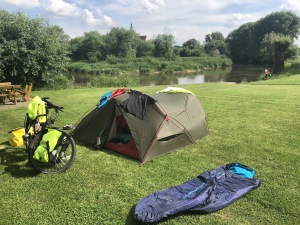Camping sur l'eurovelo 6