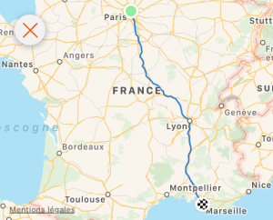 Paris Marseille à vélo